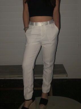 Zadig & Voltaire Cream Tailored Pull-On Trousers